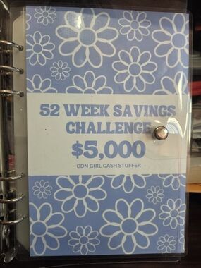 New 52 Week Savings Challenge $5,000 Cash Stuffer